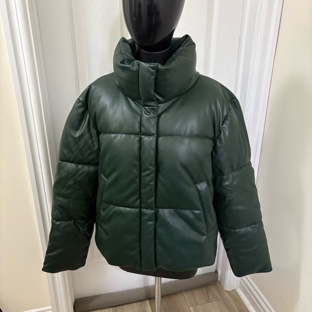 Levis Dark Green Puffer Jacket xl